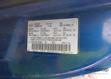 1997 Dodge Ram 2500 Lt z USA, uszkodzony, nr VIN 1B7KC26ZXVJ549353